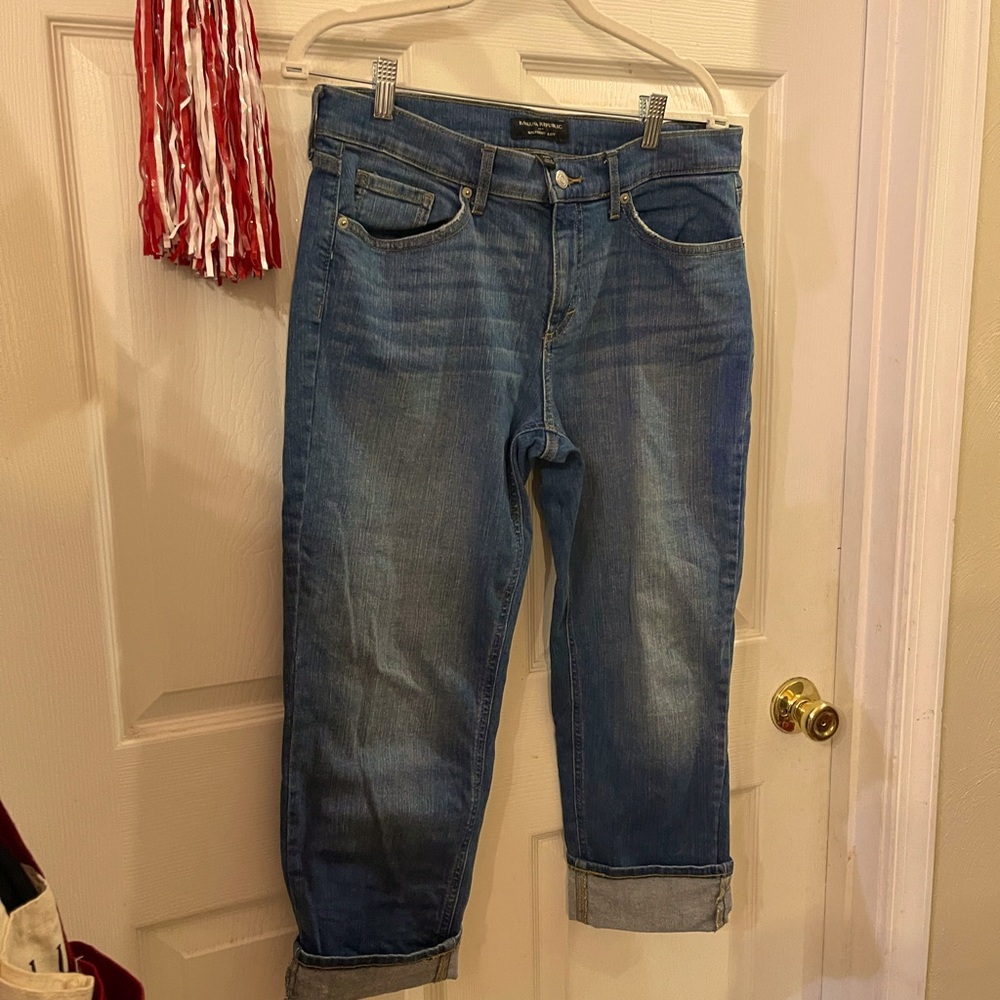 Banana Republic Girlfriend Denim Capris 8P 29P